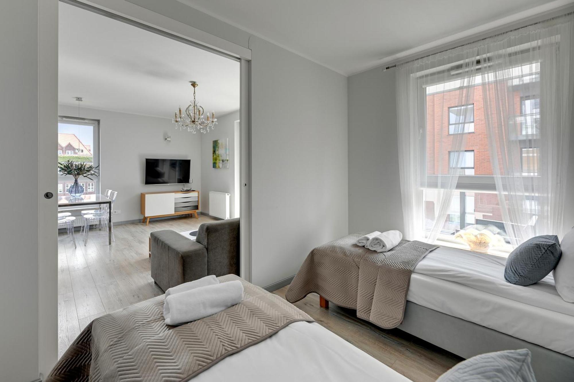 Bastion Walowa City Center & Parking By Downtown Apartments 格但斯克 外观 照片
